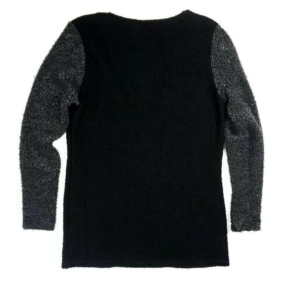 ASOS Black Gray Colorblock Full Zip Cardigan 8 - Picture 5 of 6